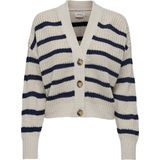 Only - Onlcarolnice Stripe Cardigan Knt Noos - Dames - Cardigans