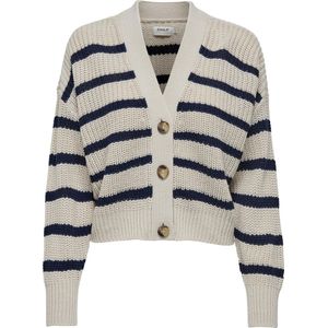 Only - Onlcarolnice Stripe Cardigan Knt Noos - Dames - Cardigans