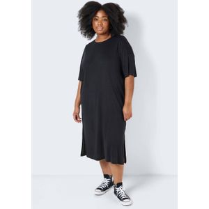 NOISY MAY Curve - NMMAYDEN - Damesjurk - Ronde Hals - Halflange Mouwen - Polyestermix