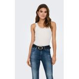 Onlsharai - Tank Top - Zwart - Katoen - U-Hals - Mouwloos - Regular Fit