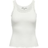 Onlsharai - Tank Top - Zwart - Katoen - U-Hals - Mouwloos - Regular Fit