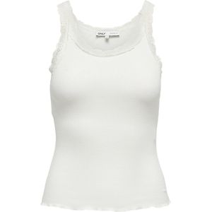 Onlsharai - Tank Top - Zwart - Katoen - U-Hals - Mouwloos - Regular Fit