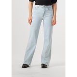 Jeans - Stonewash - Hoge Taille - Biologisch Katoen - Rechte Pasvorm