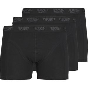 TeeShoppen - Performance Boxers - 3-pack - Zwart - Katoen