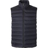 Selected - Heren Jas zomer Barry Quilted Gilet Sky Captain - Blauw