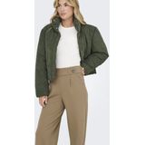 JdY - Jdygeggo New Long Pant - Damesbroek - Sepia-inkt - Wijde Pasvorm