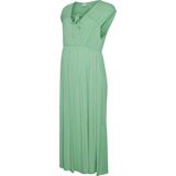 Jurk - V-Hals - Mouwloos - Blauw - Biologisch Katoen - Regular Fit