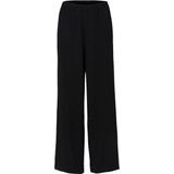 SELECTED FEMME Klassieke damesbroek met wijde pijpen, zwart, 34W / 30L