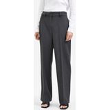 Broek - Regular Fit - Zwart - 49% Gerecycled Polyester, 42% Viscose, 9% Elastaan