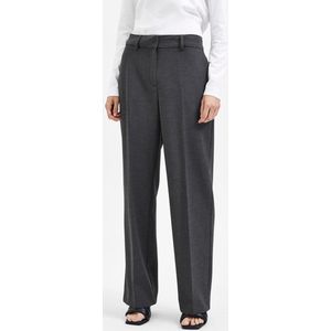 Broek - Regular Fit - Zwart - 49% Gerecycled Polyester, 42% Viscose, 9% Elastaan