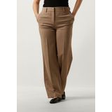 Selected Rita Wide Fit Broek Beige Vrouw