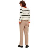 Selected Rita Wide Fit Broek Beige Vrouw