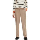 Selected Rita Wide Fit Broek Beige Vrouw