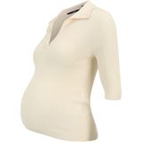 Vero Moda - Holly - Gebreide Top - Maternity - Polo Hals - 2/4 Mouwen