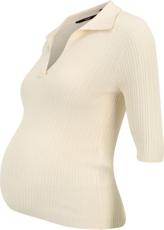 VERO MODA - Vmmholly 2/4 Polo Pullover - Grijs - 1 stuk - Dames