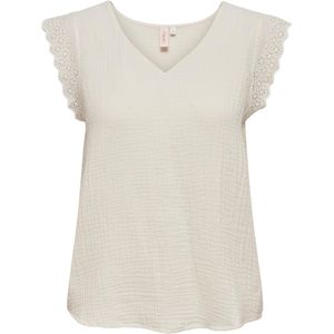 Top - V-Hals - Katoen - Korte Mouwen - Regular Fit