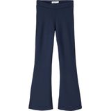 Name It - Flared Broek - Blauw - Viscose, Polyester, Elastan