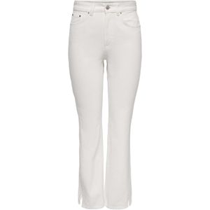 Only - Billie - Jeans - Wit - Recht Model - Hoge Taille