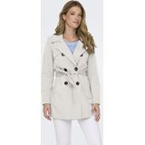 Only - Mantel - Dames - Beige - Polyester