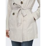 Only - Mantel - Dames - Beige - Polyester