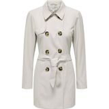 Only - Mantel - Dames - Beige - Polyester