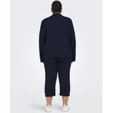 ONLY CARMAKOMA - Broeken - Zwart - Katoen - Koordsluiting