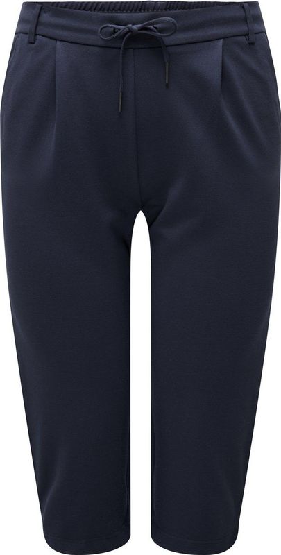 ONLY CARMAKOMA - Broeken - Zwart - Katoen - Koordsluiting