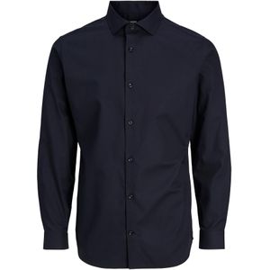Jack & Jones - Overhemd - Zwart - 100% Katoen - Lange Mouwen