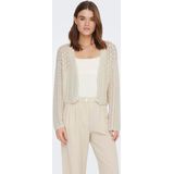 ONLY - Gilets - Ecru - Vest - V-Hals - Regular Fit