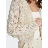 ONLY - Gilets - Ecru - Vest - V-Hals - Regular Fit