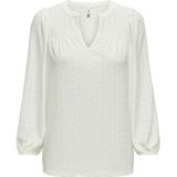 ONLY Blusenshirt »ONLSANDRA 3/4 SPLIT TOP JRS«