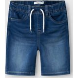 Jeans - Effen - Denim - Heavy Washed - Knielengte - Regular Pasvorm