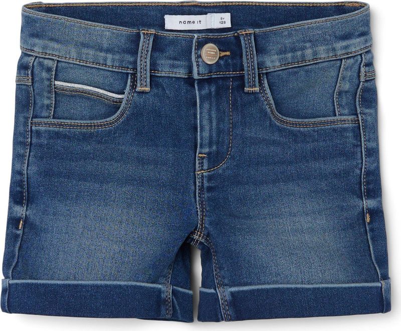 Name it Nkfsalli Slim Dnm Shorts 6470-Tx Noos Meisjes Broek