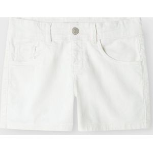 NAME IT NKFROSE REG TWI SHORTS 8212-TP NOOS Meisjes Broek - Bright White