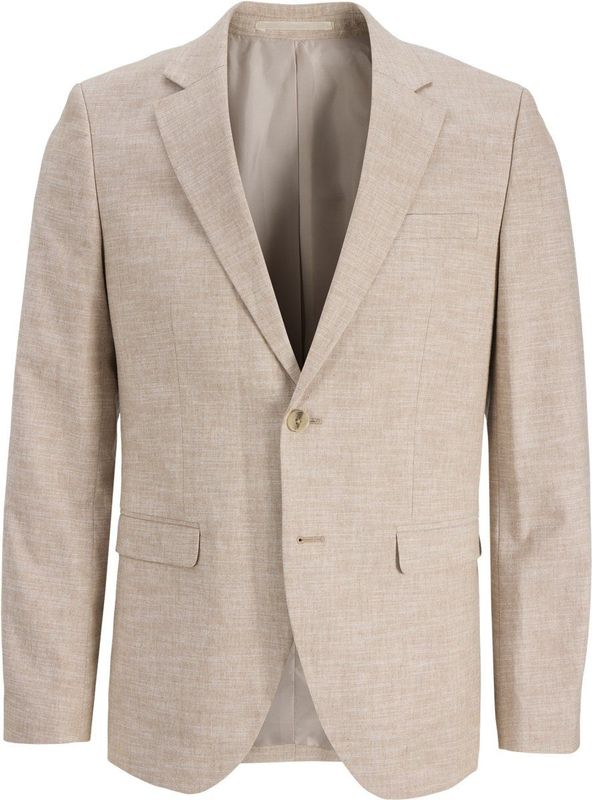 Jack & Jones - Riviera Blazer - Blazer - Groen - 55% Linnen 45% Katoen