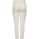 Only Jeans Onlemily Stretch Hw Str Ank Dnm 15292435 Ecru Dames