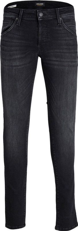 JACK & JONES - JJIGLENN JJFOX GE 147 - Slim Fit Jeans - Zwart - Denim