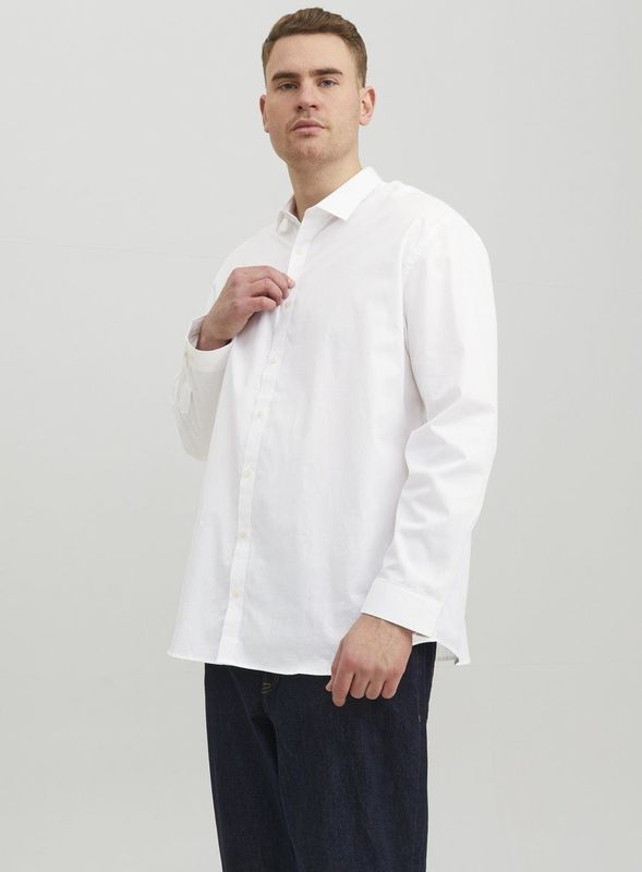 Overhemd - Twill - Katoen - Losse Pasvorm - Lange Mouwen