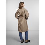PIECES - PCBELLEN - Trenchcoat - Dames - Hoge Hals - Polyester