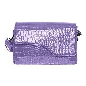PIECES Pcbunna Croco Cross Body Bag voor dames, eenheidsmaat, Paisley Purple, One Size