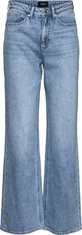 Vero Moda - Tessa Wide Ra339 - Hoogzittende Jeans - Stonewash - Wijde Pasvorm