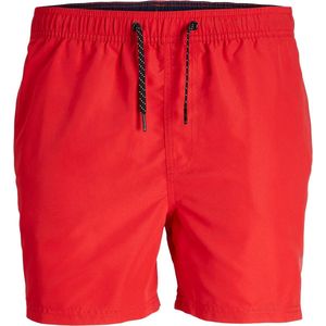 JACK & JONES Jpstfiji Jjswim Solid Sn Ps Zwemshorts voor heren, China rood, 44 Grote maten