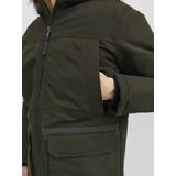 JACK AND JONES Herren Flügel Parka Jacke Rosin
