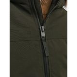 JACK AND JONES Herren Flügel Parka Jacke Rosin