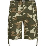 JACK & JONES - Korte Cargobroek - Groen - Katoen