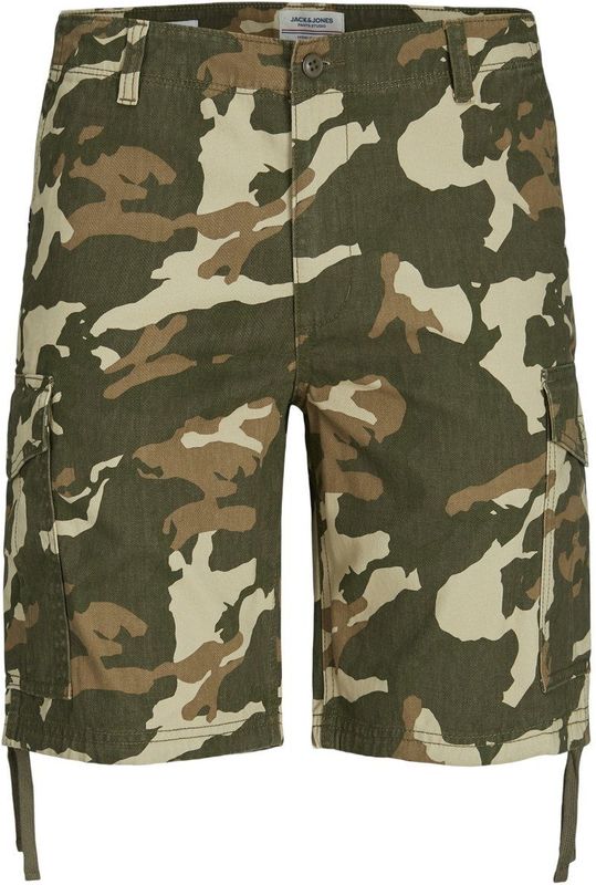 JACK & JONES - Korte Cargobroek - Groen - Katoen