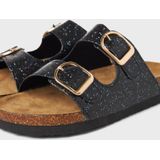 Glitter - Sandalen - Roze - Kurk - Gespsluiting