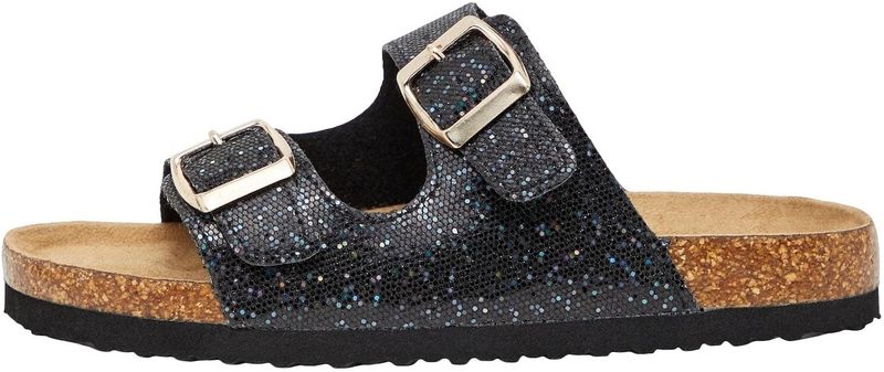 Glitter - Sandalen - Roze - Kurk - Gespsluiting