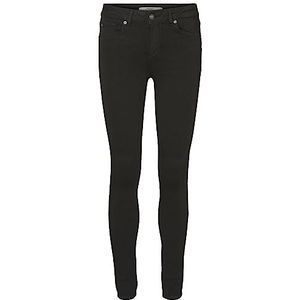 VERO MODA Vmlux Nw Super S Jeans Ba037 Ga Petite Damesjeans, zwart.