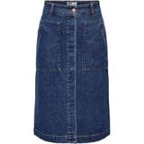 JDY - Olivia - Spijkerrok - Lang - Denim - Knoopsluiting